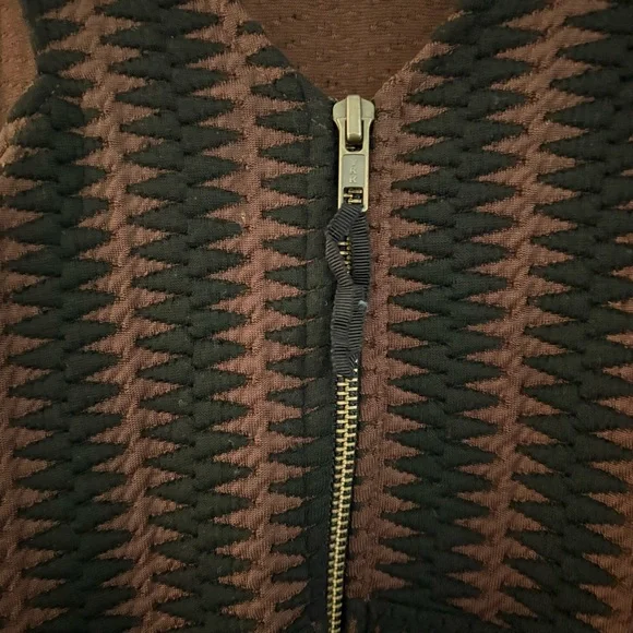 NWT Anthropologie Maeve Meridian Midi Dress Brown & Black Size Small - Picture 13 of 14